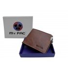 mypac cruise brown Genuine Leather wallet with atm card holder for men  C11573-2